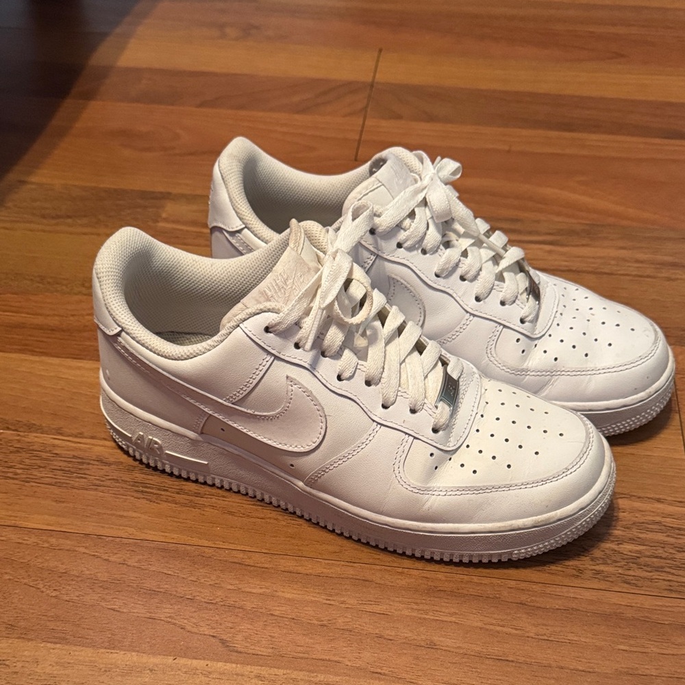 Nike All-White Low-Top Sneakers